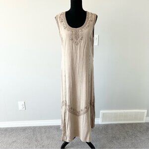 Klass Tan Midi Dress